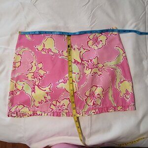 Lilly Pulitzer Womens Mini Skirt Size 10